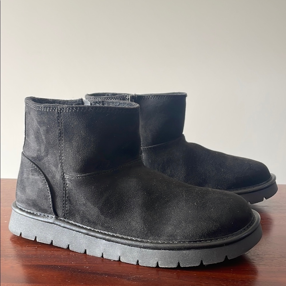 Universal Thread woman’s memory foam Black Winter ankle Boots New Size 9 - Picture 8 of 9